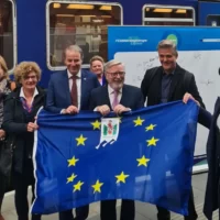 The Connecting Europe Express gjorde stopp i Malmö