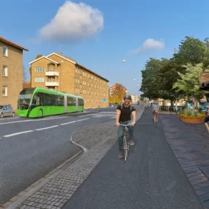 Mariedalsvägen görs mer trafiksäker och får ny cykelbana