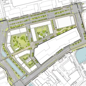 Nybyggen i Västra Hamnen gör att området växer ihop med centrala Malmö