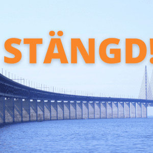 Öresundsbron stängd för trafik i båda riktningarna på grund av stormen