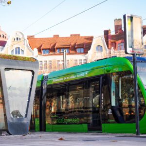 I augusti rullar de nya spårvagnarna i Lund