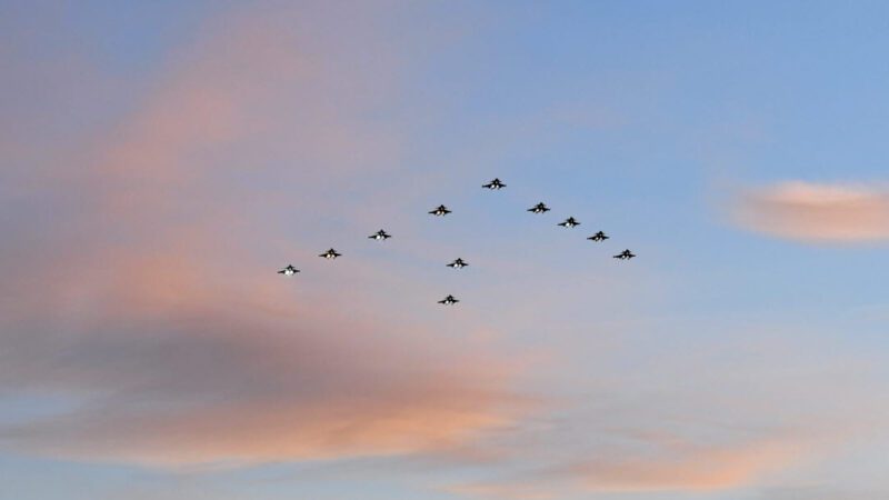 ** OBS ** UPPDATERADE TIDER – Det blir en imponerande stor julgran när F 17 flyger över Skåne