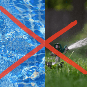 Från och med fredagen den 16 juni är det bevattningsförbud i Vellinge kommun