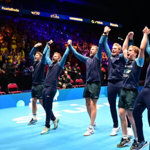 Sverige är europamästare i bordtennis efter ett spännande mästerskap på Malmö Arena