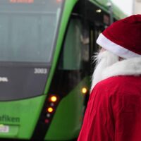 Gratis att resa med bussar och tåg på julafton
