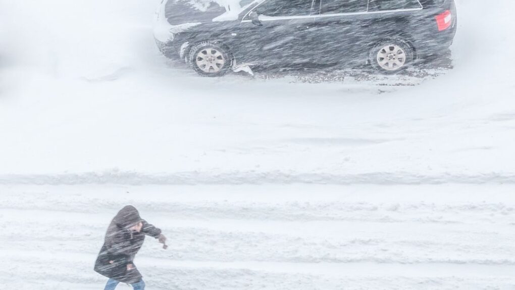 Snö Bil Vind