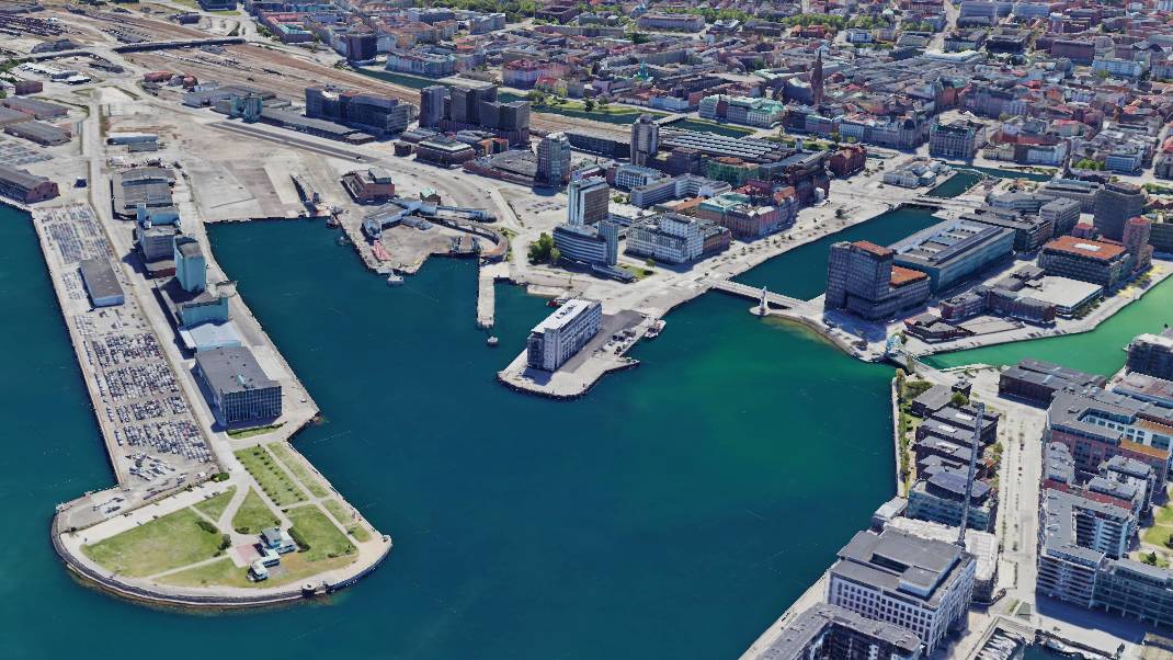 Nyhamnen Nu Google Earth