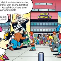 Kalle och Kajsa Anka besöker Eurovision (Melodikarnevalen) i Malmö