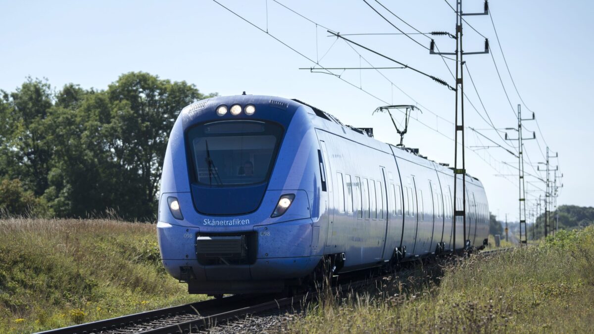 Tågtrafiken. Till Skånetrafiken