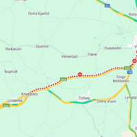 Snökaoset har kommit till Skåne