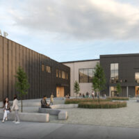 En ny simhall och moderniserad fotbollsarena