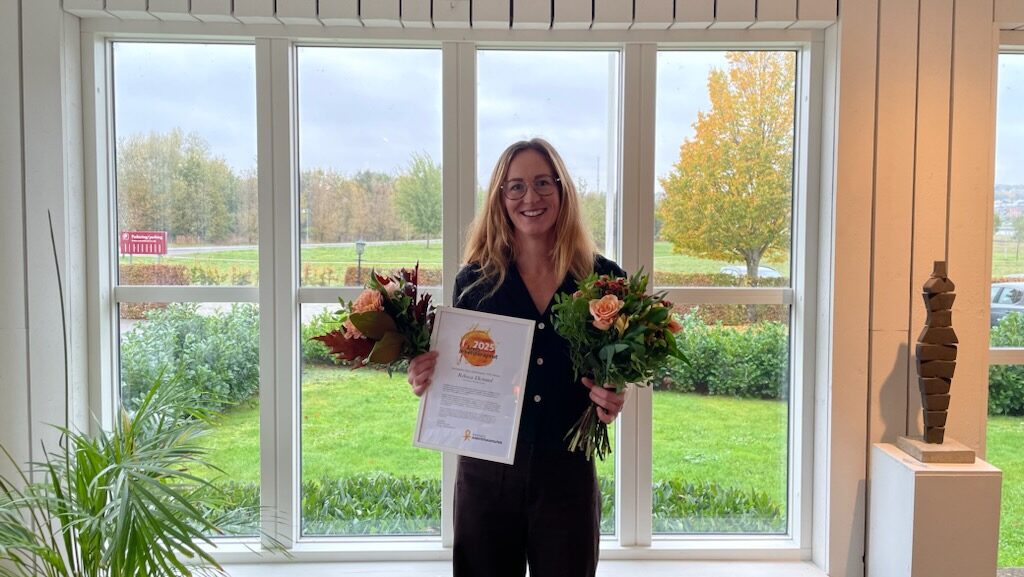 Rebecca Ekstrand i Kävlinge är årets arbetsterapeut 2025