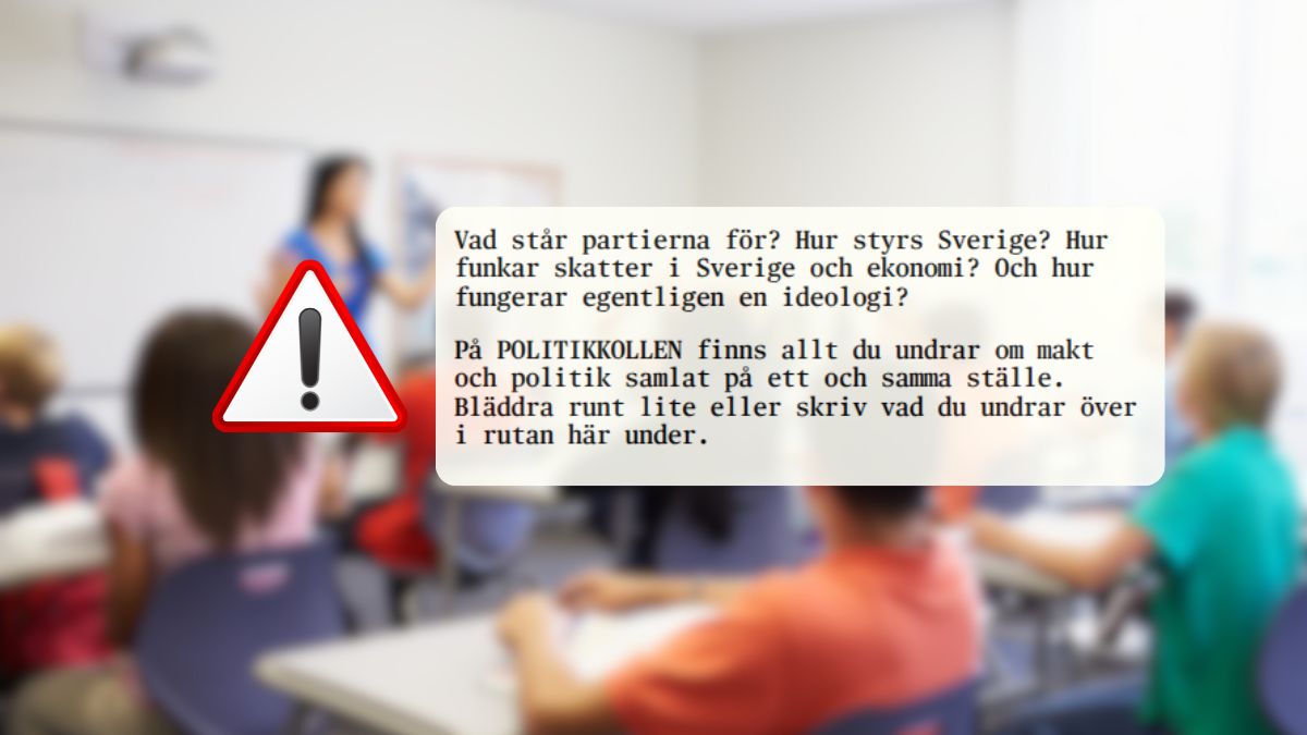 Varning: S-märkt ”läxhjälp” i barnens flöden