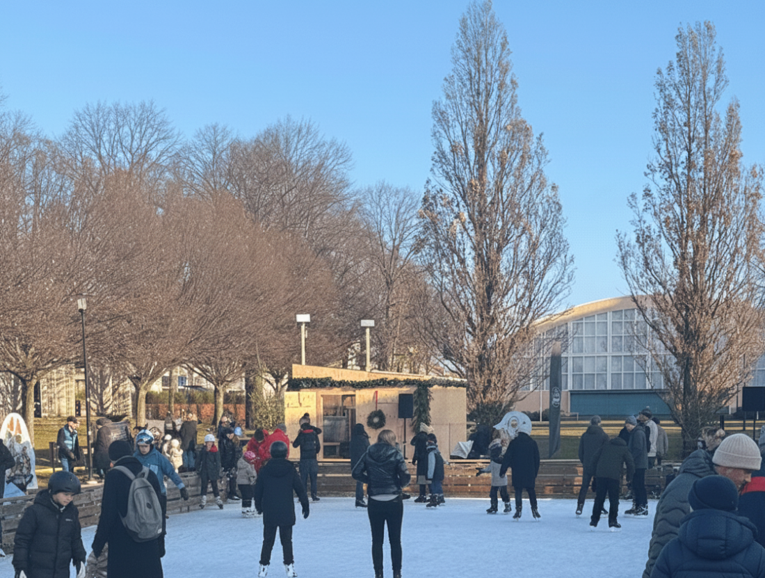 Isbana i Fritidsparken