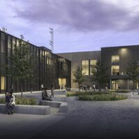 Nu byggs Landskronas nya simhall vid Karlslund