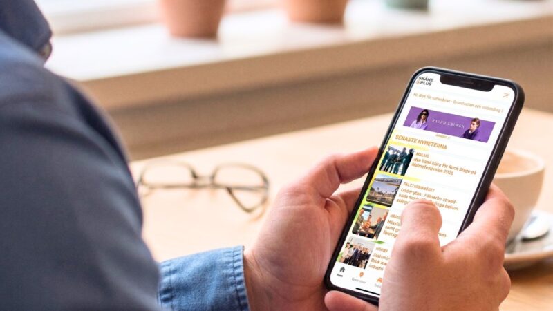 Så installeras Skåne Plus-appen direkt på mobilens hemskärm