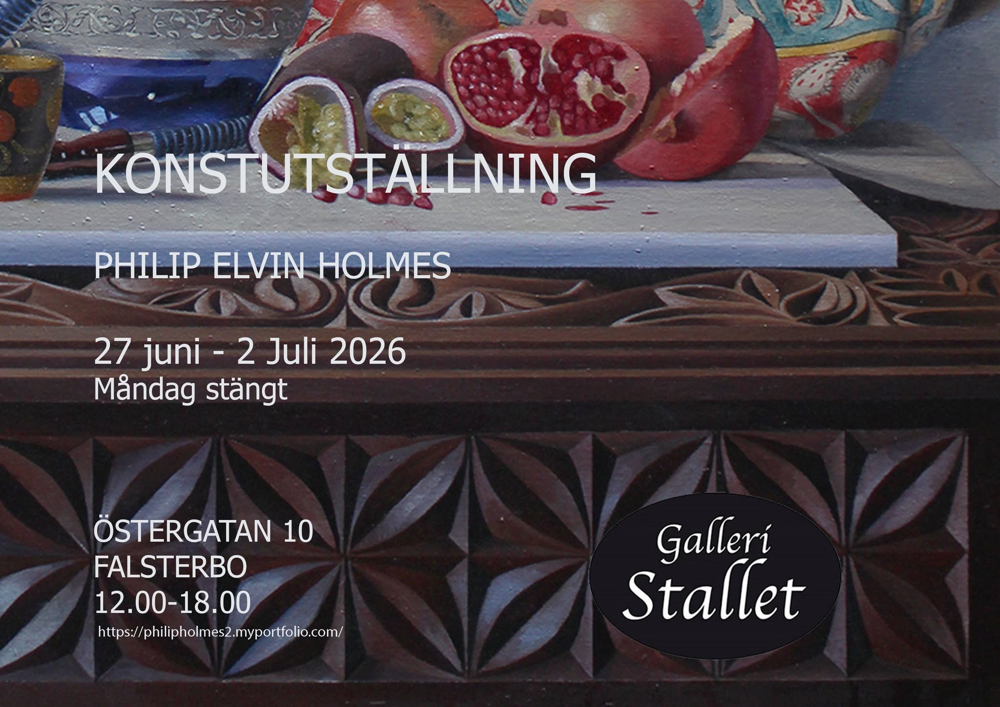 Konstutställning: Philip Elvin Holmes