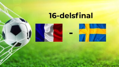 Sverige möter Frankrike i VM:s sextondelsfinal