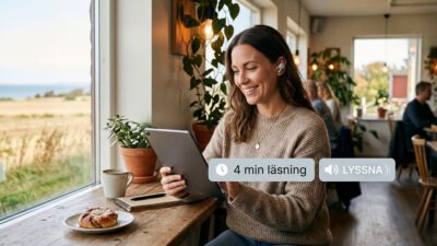 Vi gör det ännu enklare att ta del av Skåne Plus – nu med lästid och uppläsning!