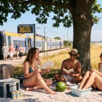 Sommarvärme och utmaningar på skånsk järnväg