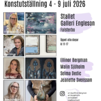 Konstutställning med Bergman, Sjöholm, Dedic & Svensson