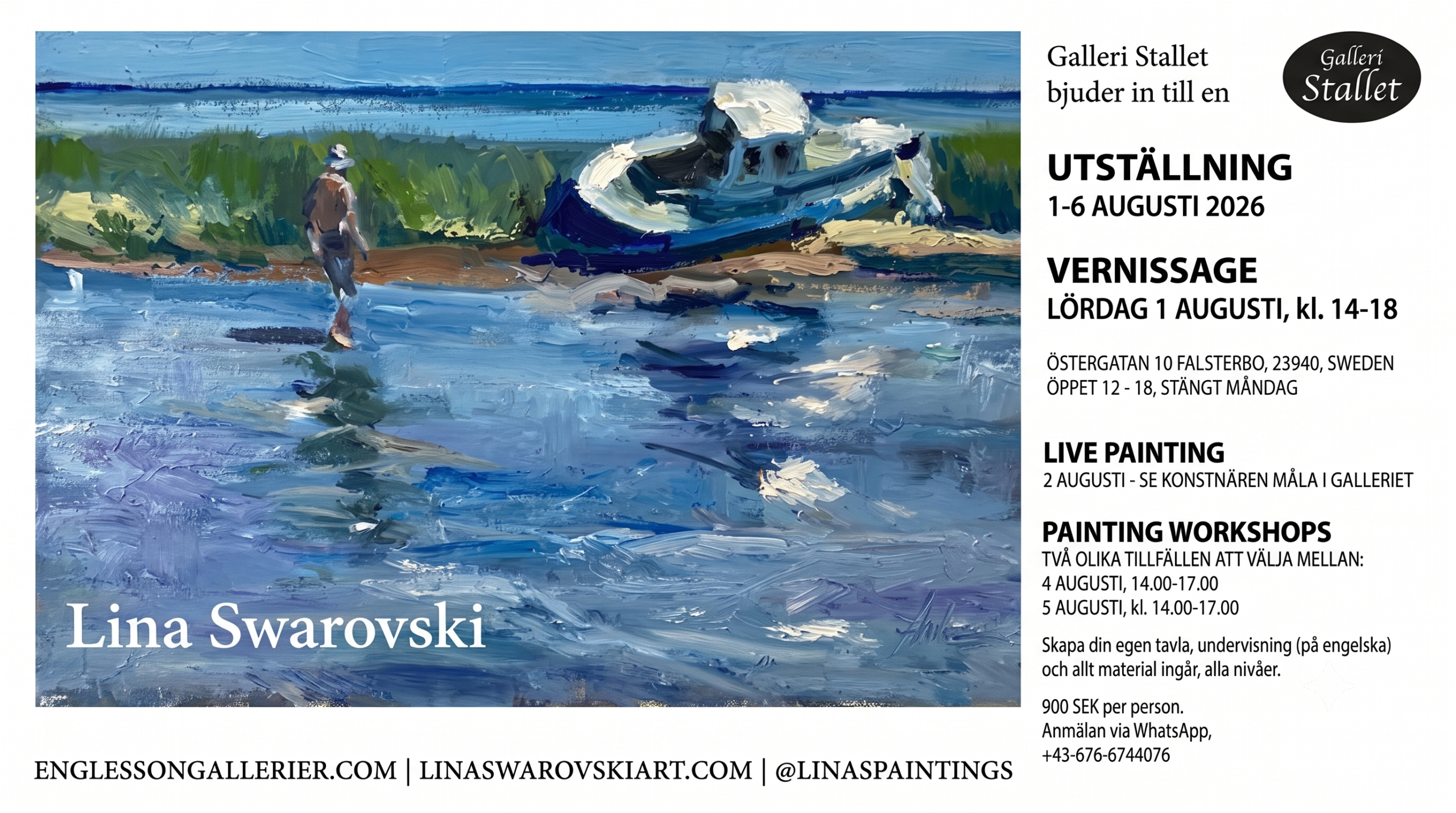 Lina Swarovski – Utställning & Workshop