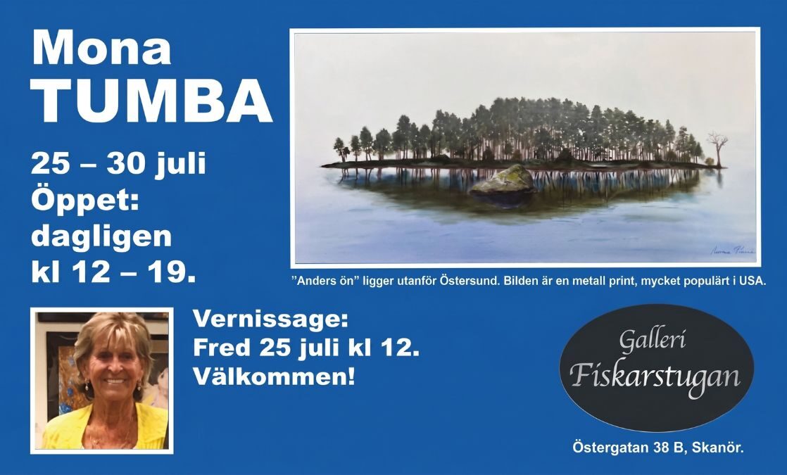 Mona Tumba – Galleri Fiskarstugan