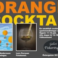 Orange cocktail i Skanör