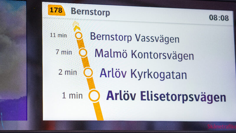 Efterlängtad busspremiär till Stora Bernstorp