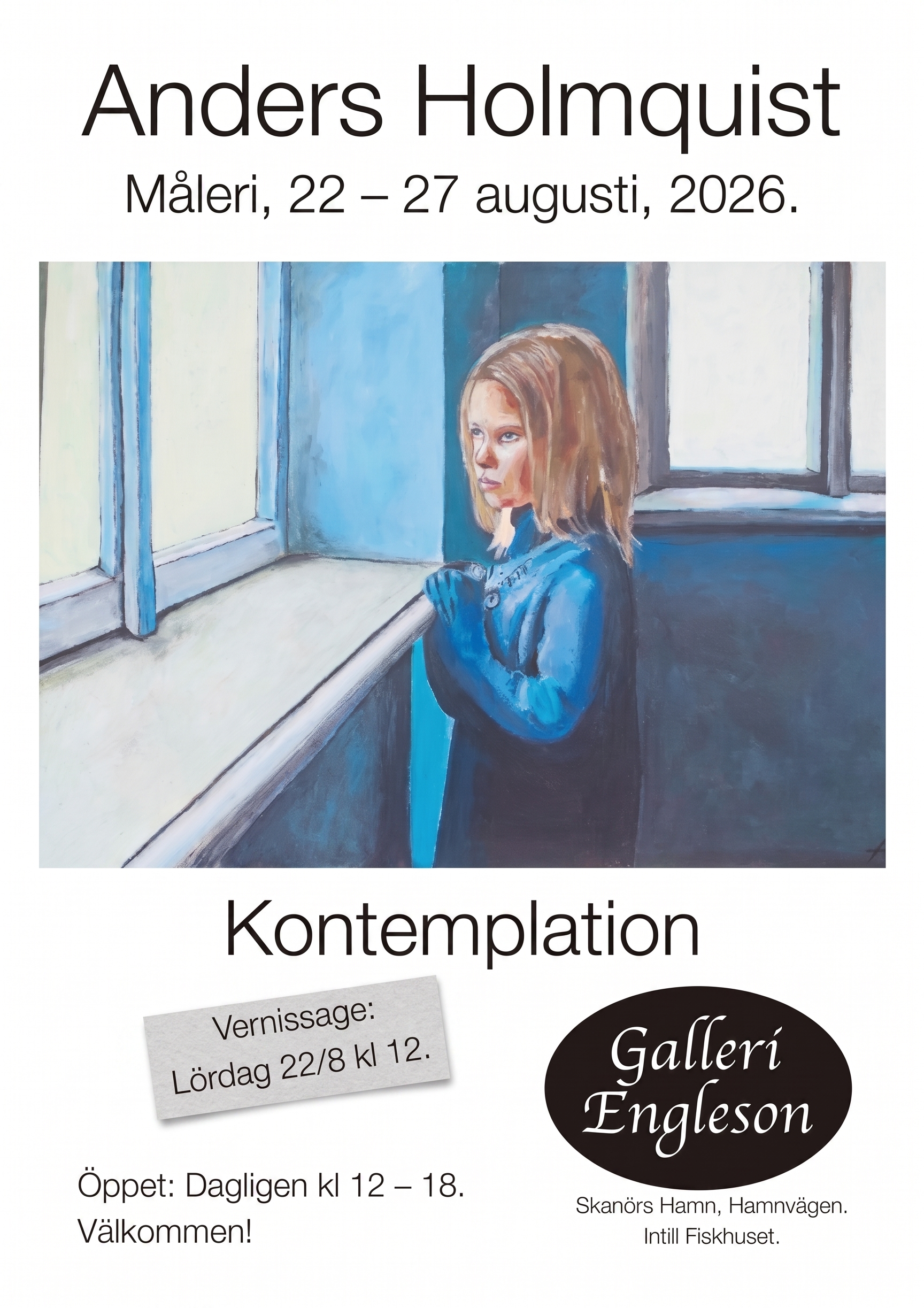 Anders Holmquist – Kontemplation på Galleri Engleson