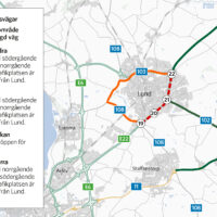 Stora trafikförändringar och avstängning på E22 i augusti