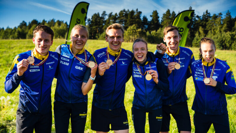Svenskt EM-guld och brons efter dramatiska stafetter