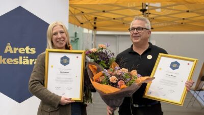 Dubbelseger för Helsingborg – Årets yrkeslärare i Skåne 2026