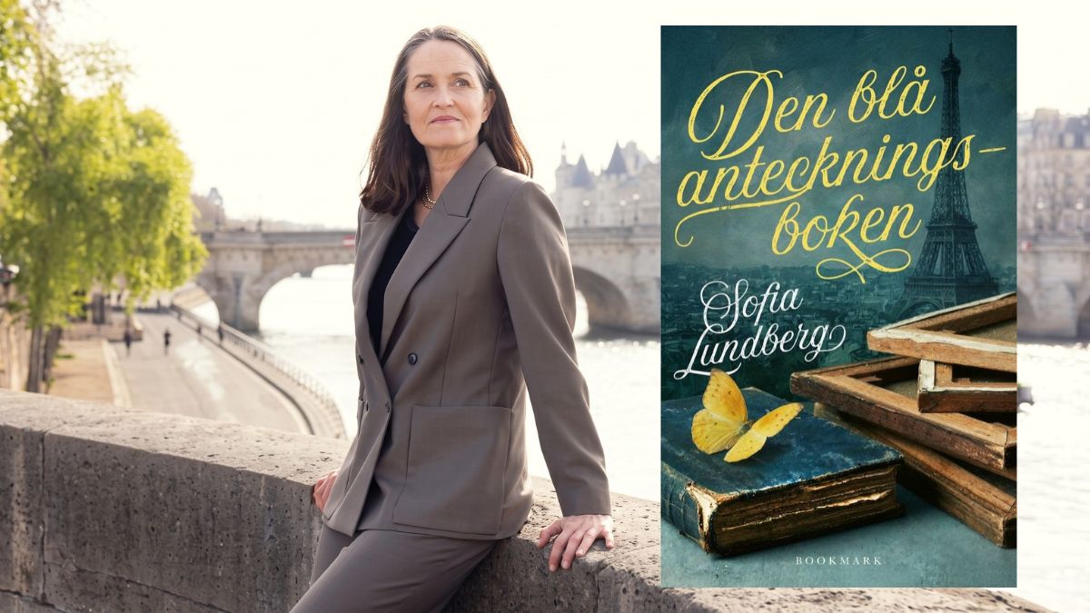 Sofia Lundbergs nya roman Den blå anteckningsboken levandegör lundakonstnären GAN. Foto: Oskar Lundberg