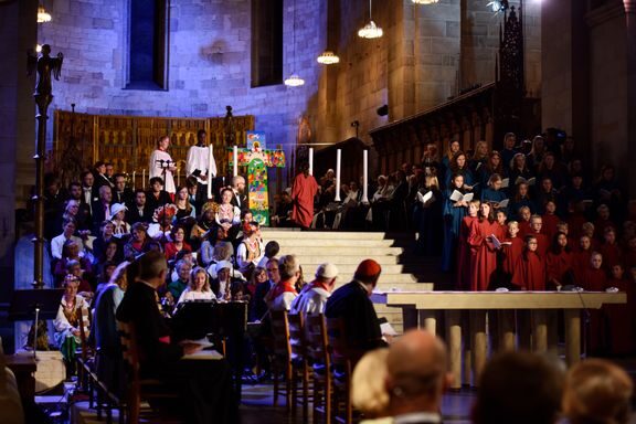 Ekumenisk bön i Lunds domkyrka vid Lundamötet