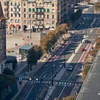 Dynamiska farthinder på Drottninggatan i Helsingborg