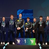 Historiskt EM-brons till Stina Källberg och Kristian Karlsson i mixeddubbel